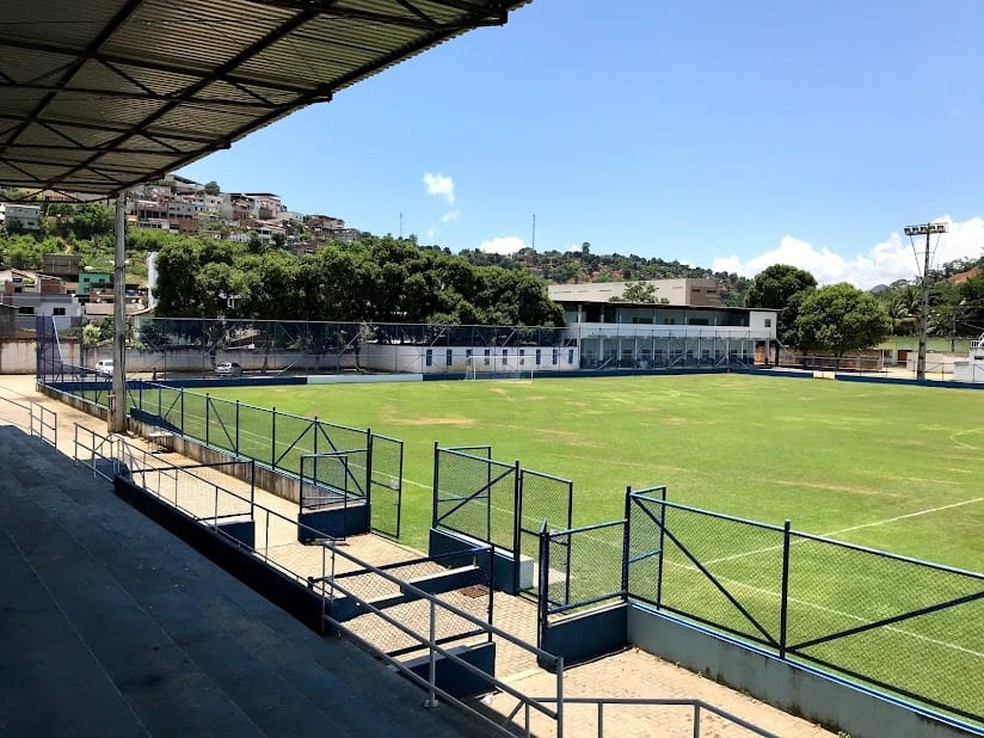 Estádio Joaquim Alves de Souza, em Barra de São Francisco — Foto: Allan Diego Brito