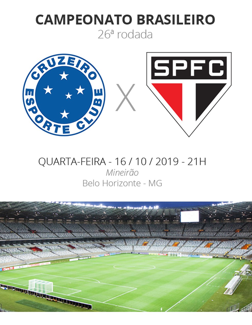 São Paulo x Cruzeiro: onde assistir ao jogo pelo Brasileirão