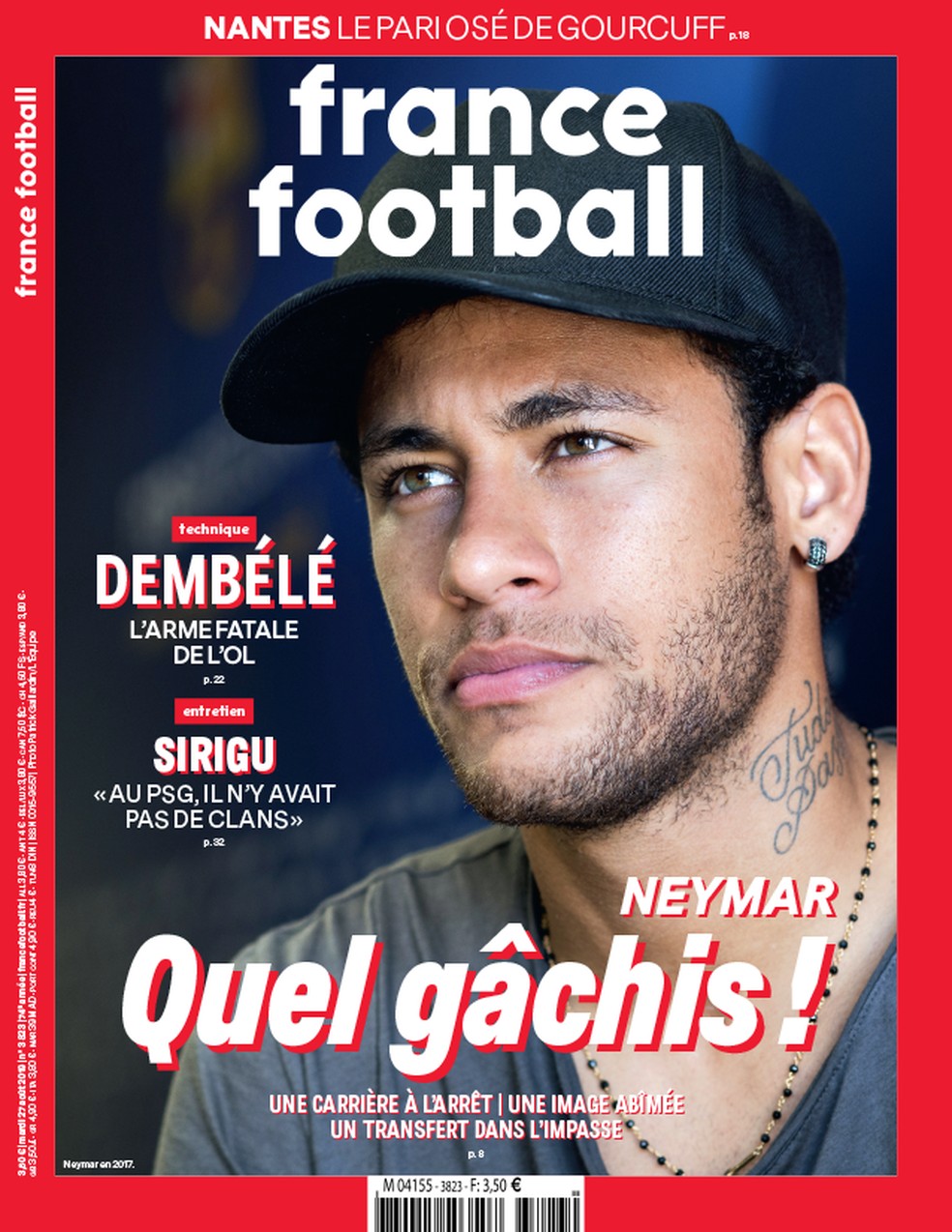 Revista revela salários na França: Neymar lidera, com mais de € 3 mi, futebol francês