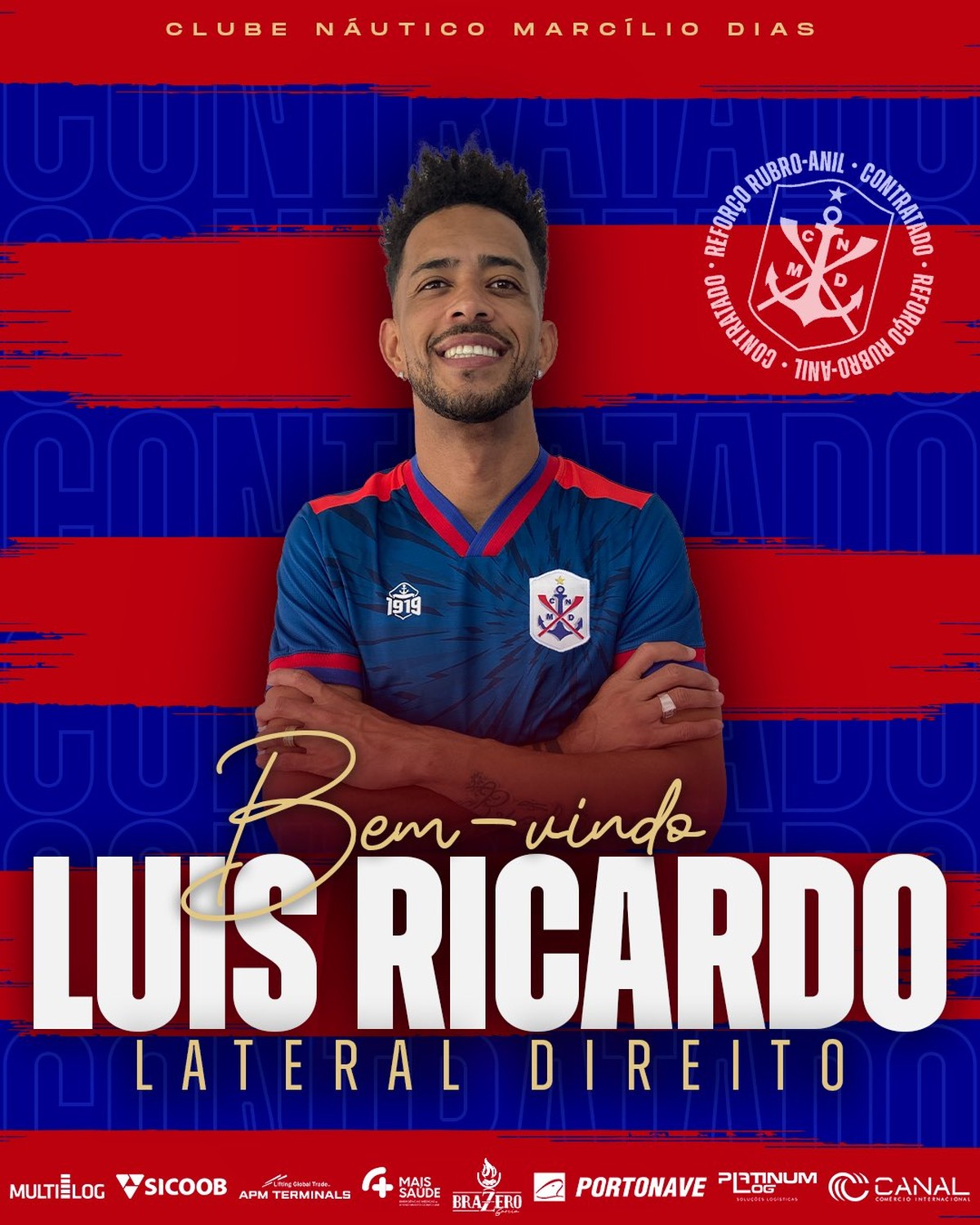 Ex-Botafogo, lateral Luís Ricardo é anunciado no Marcílio Dias ...