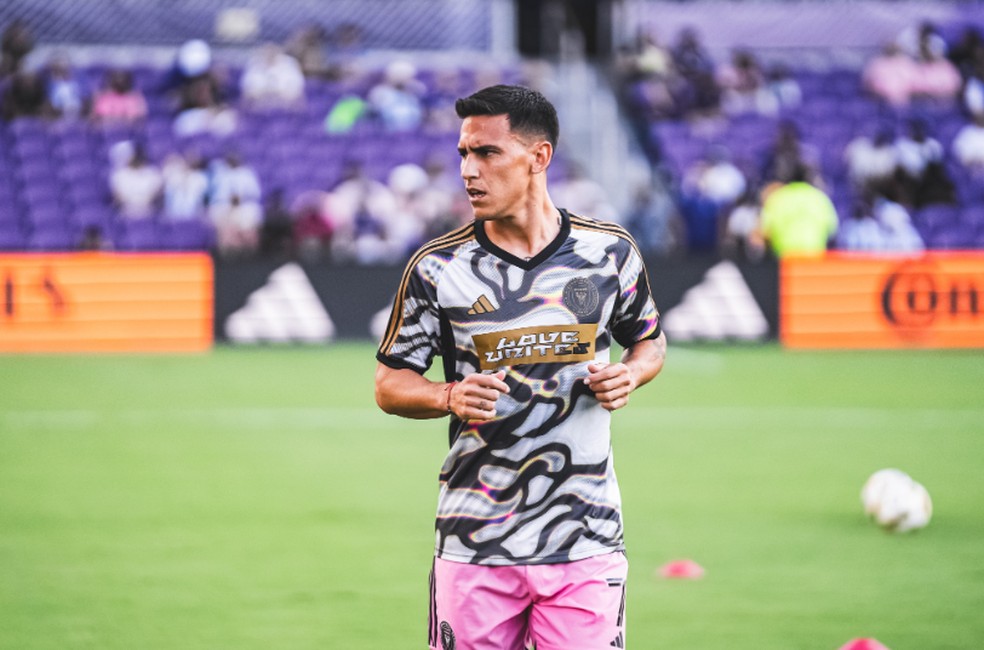 Rojas, ex-Corinthians, está no Inter Miami, time de Messi nos Estados Unidos — Foto: Reprodução: @InterMiamiCF
