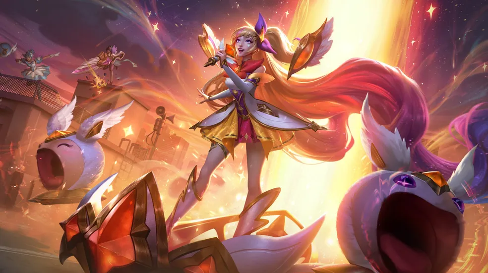 LoL: Novas skins Guardiãs Estelares e Sabugueiro são reveladas pela Riot Games seraphine guardia estelar lol skin.jpg