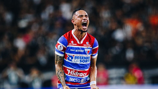 Luiz Fernando no gol do Fortaleza pela final do estadual