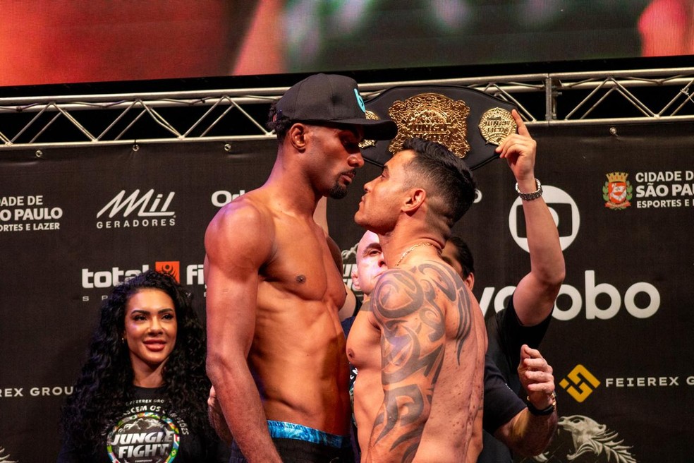 Jungle Fight 133: pesagem na Selva tem máscara de Homem-Aranha e