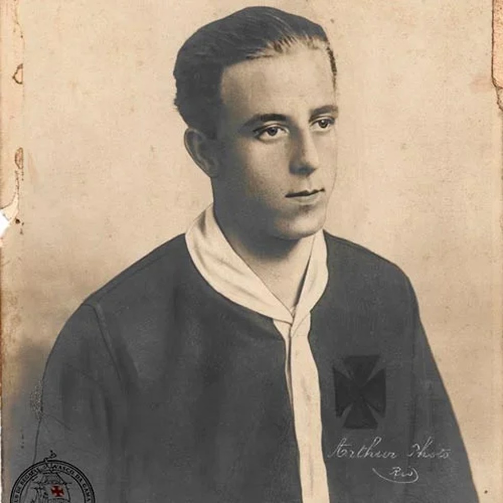 Russinho, jogador do Vasco em 1923 — Foto: Divulgação/Vasco