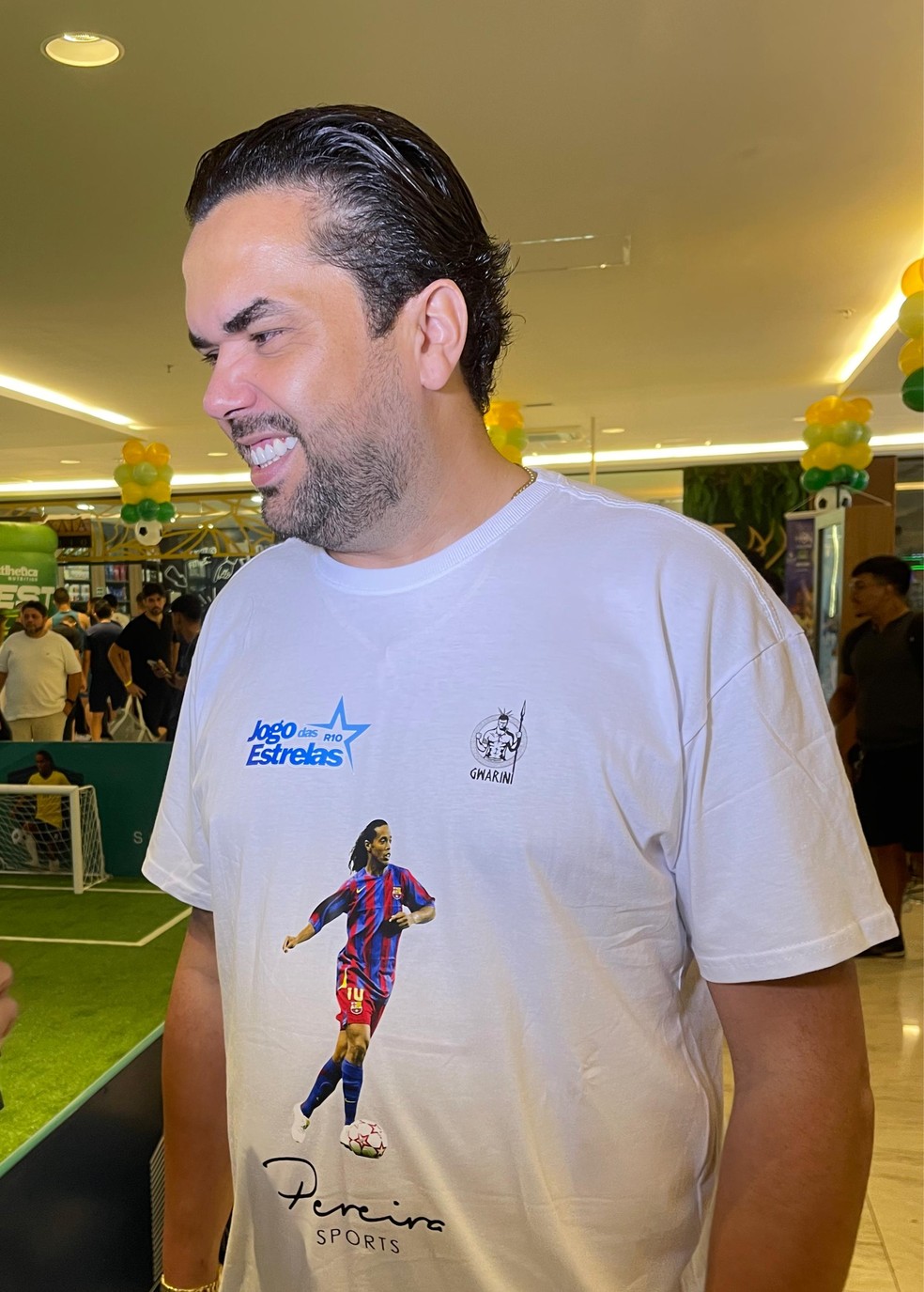 Jos&eacute; Pereira, organizador do Jogo das Estrelas em Manaus. &mdash; Foto: Divulga&ccedil;&atilde;o