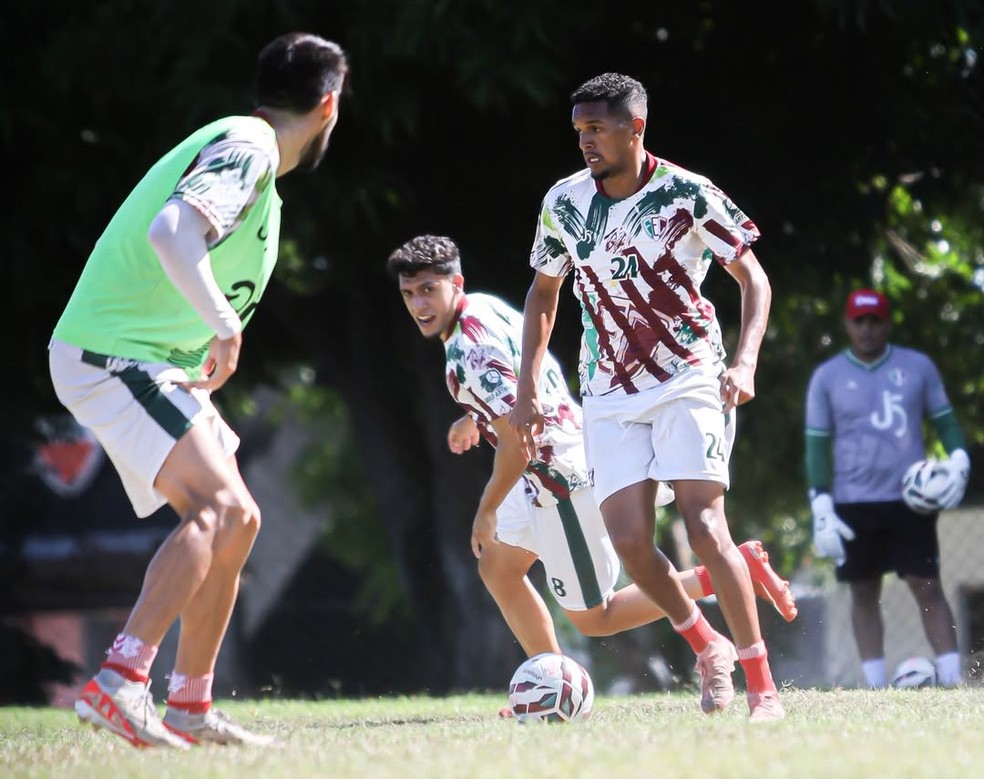 Treino do Fluminense-PI no CT Afrânio Nunes