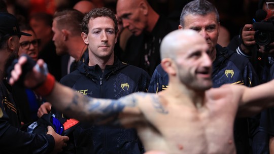 UFC: Mark Zuckerberg rouba cena ao entrar com equipebet nacional como apostarVolkanovski - Foto: (Sean M. Haffey/Getty Images)
