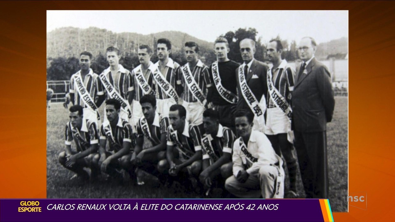 Carlos Renaux já foi campeão catarinense em cima do Figueirense | Ge