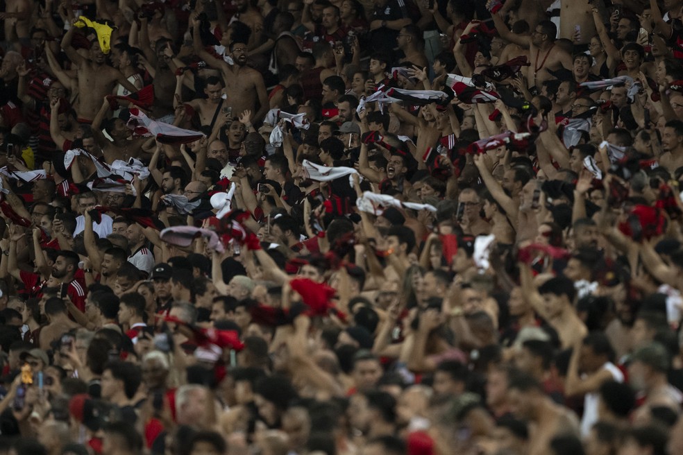 Torcida do Flamengo — Foto: Agif