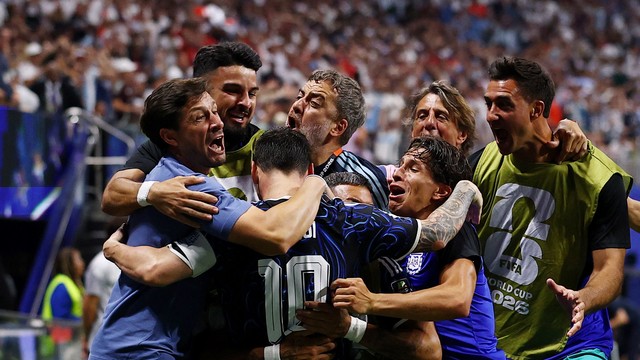 Lautaro Martínez gol Argentina Inglaterra