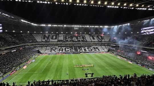 Atlético-MG x São Paulo terá maior festa da Arena MRV com mosaico montado a olho nu; veja custo