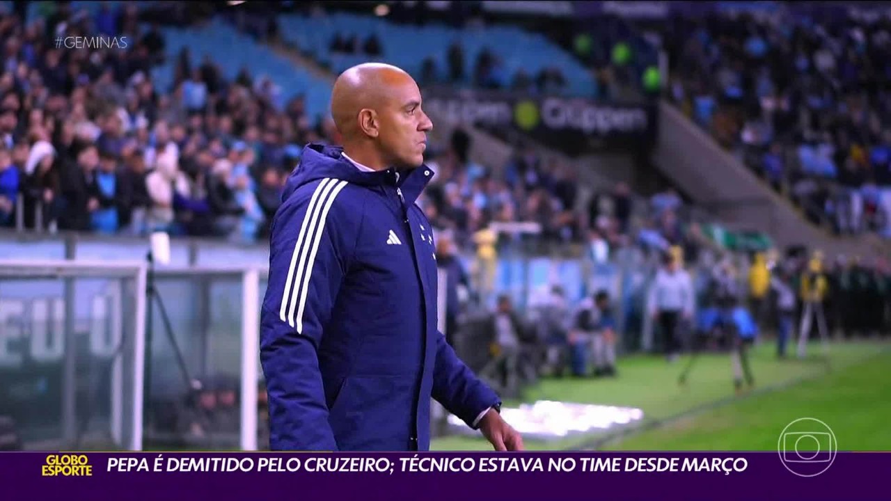 Cruzeiro anuncia demissão de Pepa; técnico estava no clube desde março