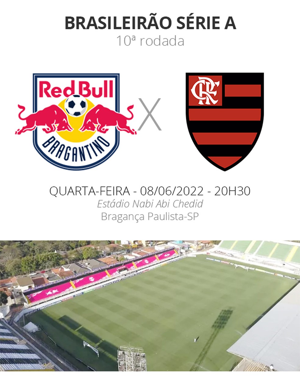 Bragantino x Flamengo - AO VIVO - 08/06/2022 - Brasileirão 