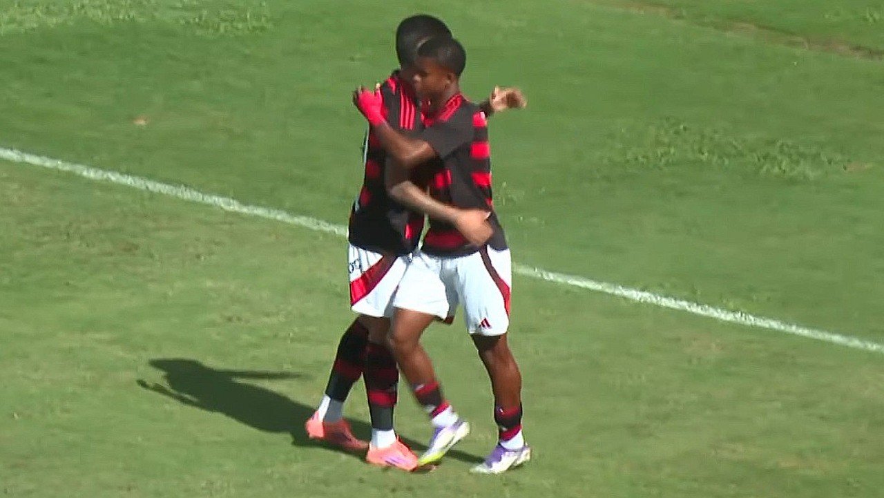 Flamengo dispara goleada sobre o Porto Vitória e avança com segurança às oitavas da Copa do Brasil Sub-20