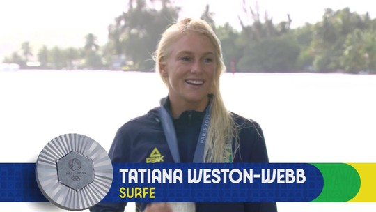 Tati Weston-Webb explica por que não voltou ao Brasil após medalha e afirma: "Queria muito" - Programa: Jogos Olímpicos Paris 2024 