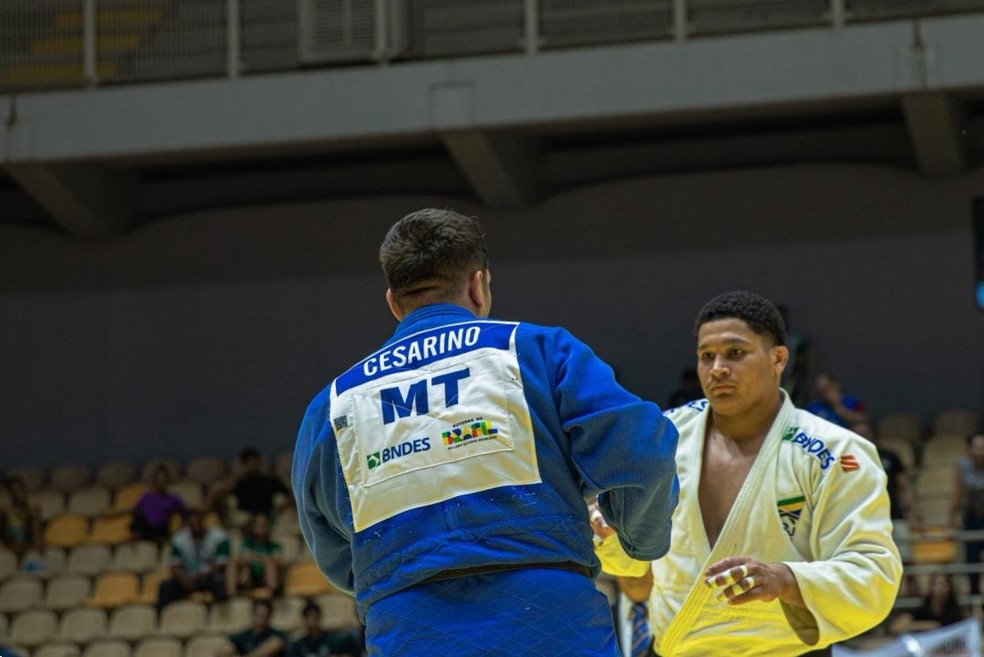 Troféu Brasil de Judô Sênior, ginásio Aecim Tocantins, Cuiabá — Foto: Lennon Magno