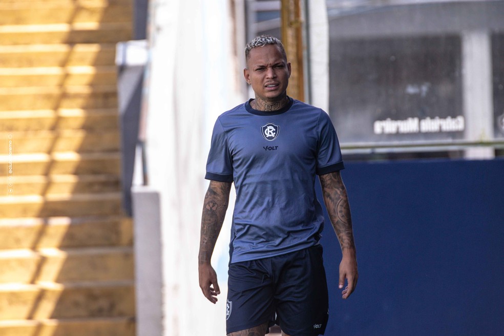 Janderson, atacante do Remo — Foto: Samara Miranda / Ascom Remo