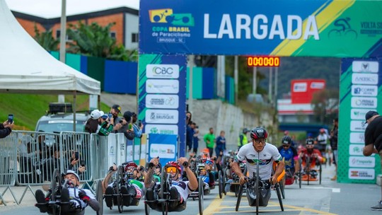Primeira etapa da Copa Brasil de Paraciclismo chega ao fim em Brusque; veja os campeões