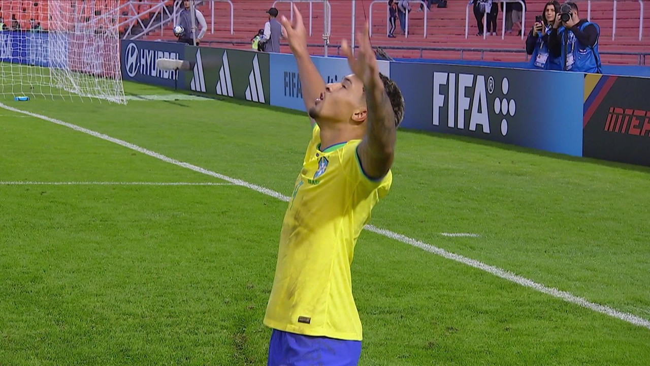Brasil 6 x 0 República Dominicana - gols - Mundial Sub-20 2023