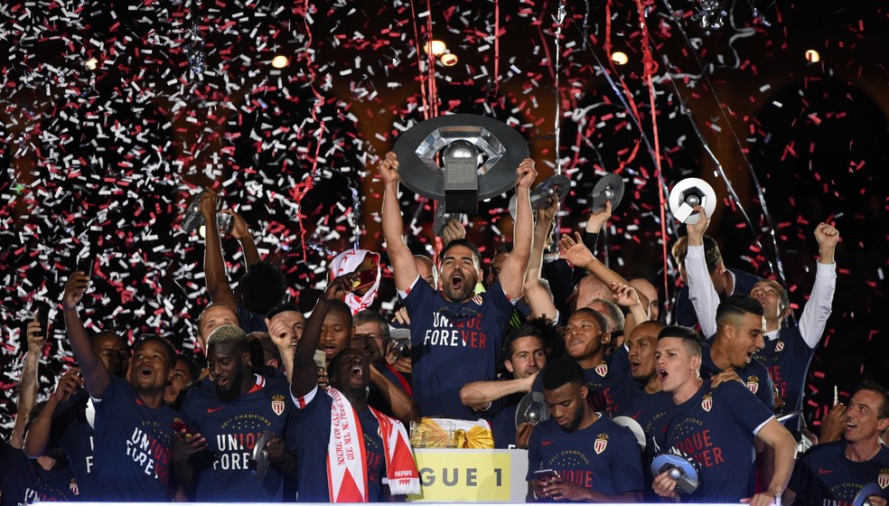 Monaco, campe&atilde;o franc&ecirc;s de 2017 &mdash; Foto: Reuters
