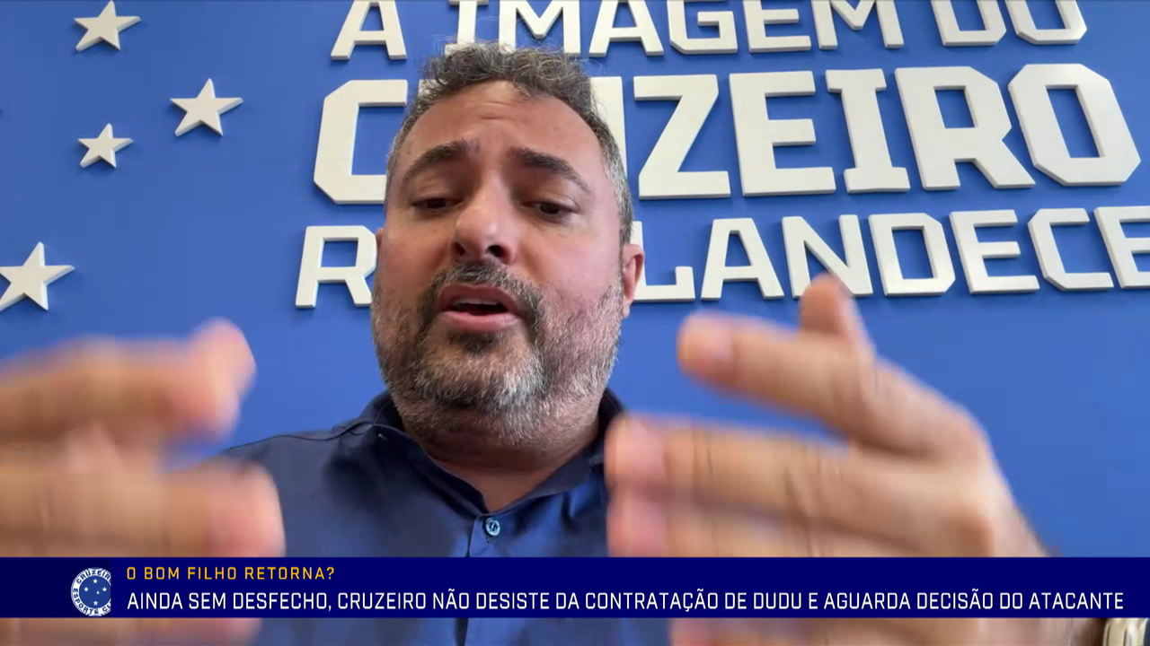 'Negócio já está acordado', diz Alexandre Mattos sobre idarock pokerDudu para o Cruzeiro