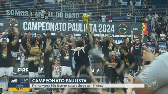 Com 16º título, Franca abre distância do Corinthians como maior campeão paulista - Programa: Bom Dia Cidade – Ribeirão Preto 