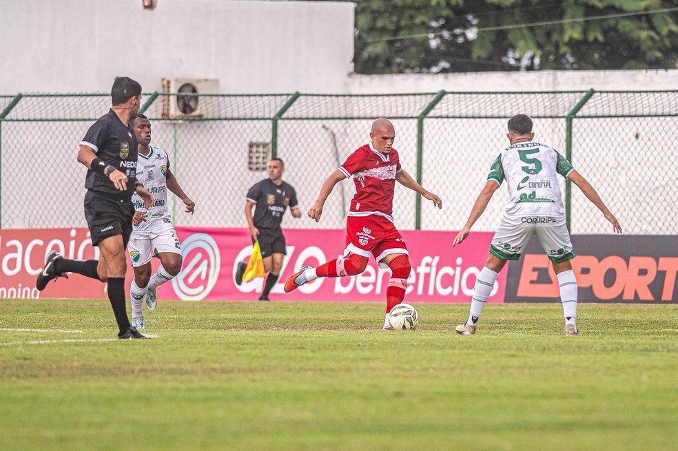 Coruripe venceu o CRB no Gerson Amaral — Foto: Francisco Cedrim/Ascom CRB