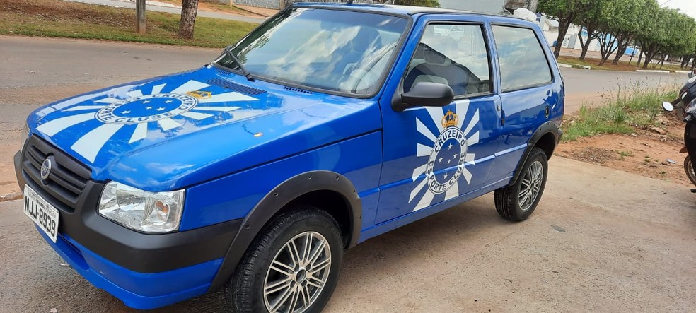 Ropomóvel de torcedor morador de Rondônia — Foto: Arquivo Pessoal