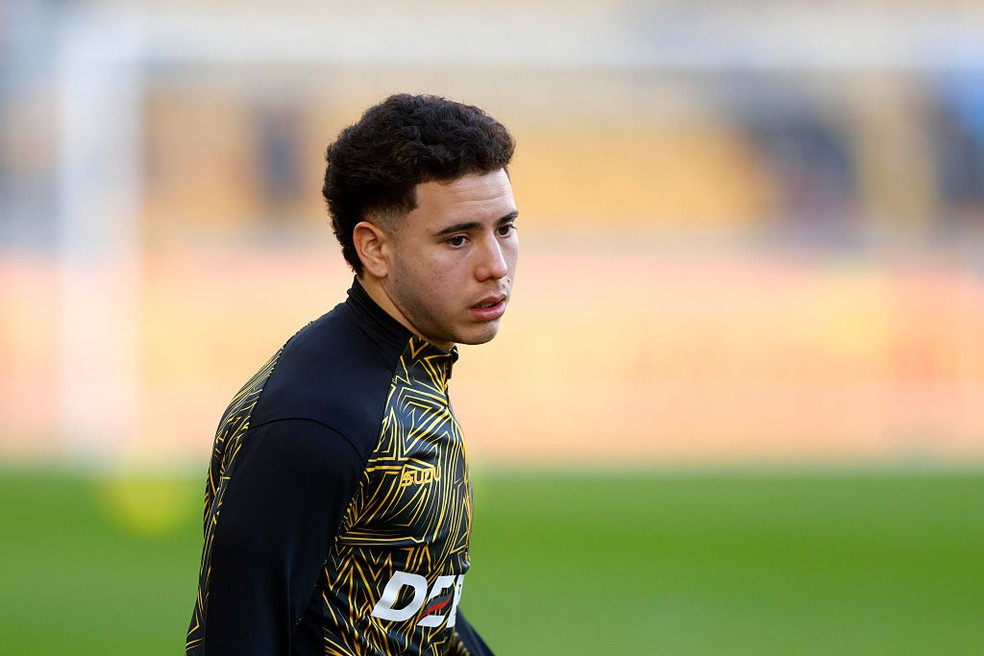 Enso González em Wolverhampton x Brentford — Foto: Malcolm Couzens/Getty Images