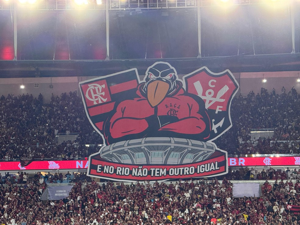 Torcida do Flamengo no Maracanã — Foto: Luiza Sá