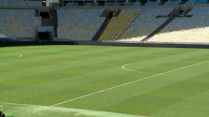 Mosaico e fogos: torcida do Olimpia prepara festa para jogo contra