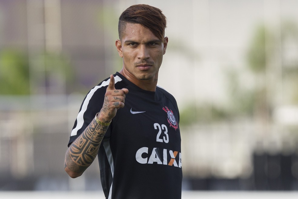 Paolo Guerrero Corinthians — Foto: Daniel Augusto Jr / Agência Corinthians