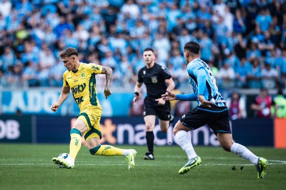 Grêmio x Mirassol, Cristian — Foto: Pedro Zacchi/Agência Mirassol