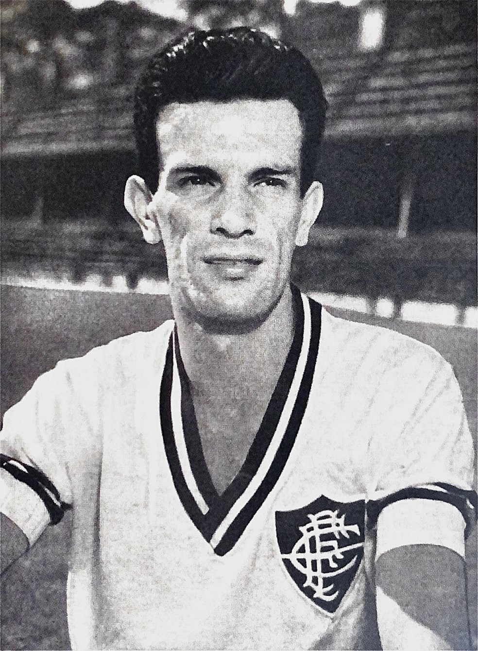 Telê Santana nos tempos de jogador do Fluminense — Foto: Flu-Memória