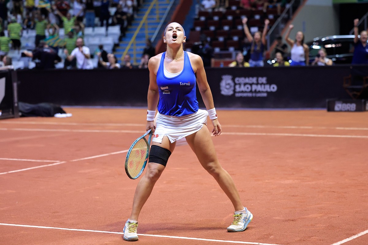Carole Melegeni fights, but loses, and Germany concludes the confrontation against Brazil in the Billie Jean King Cup |  Tennis