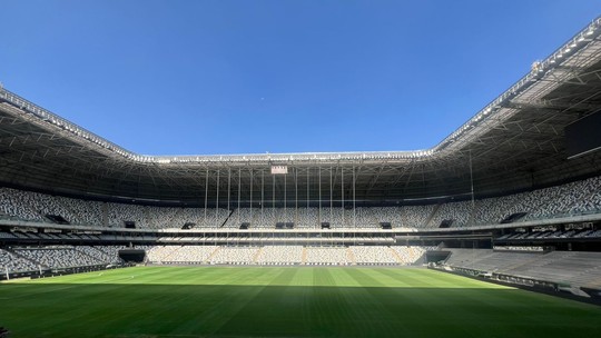 Atlético-MG x São Paulo: veja como está o gramado da Arena MRV após tratamento