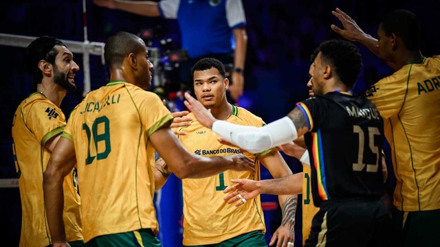 Brasil x Itália pela VNL