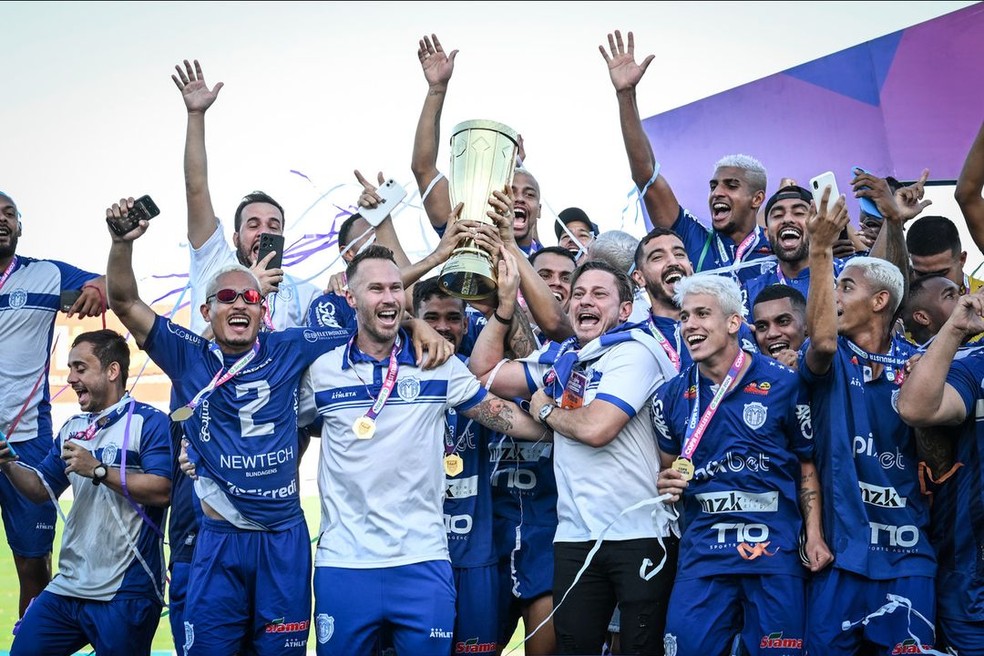 Monte Azul conquista título da Copa Paulista e fatura vaga na Série D de 2025 — Foto: Rodrigo Corsi/Ag. Paulistão