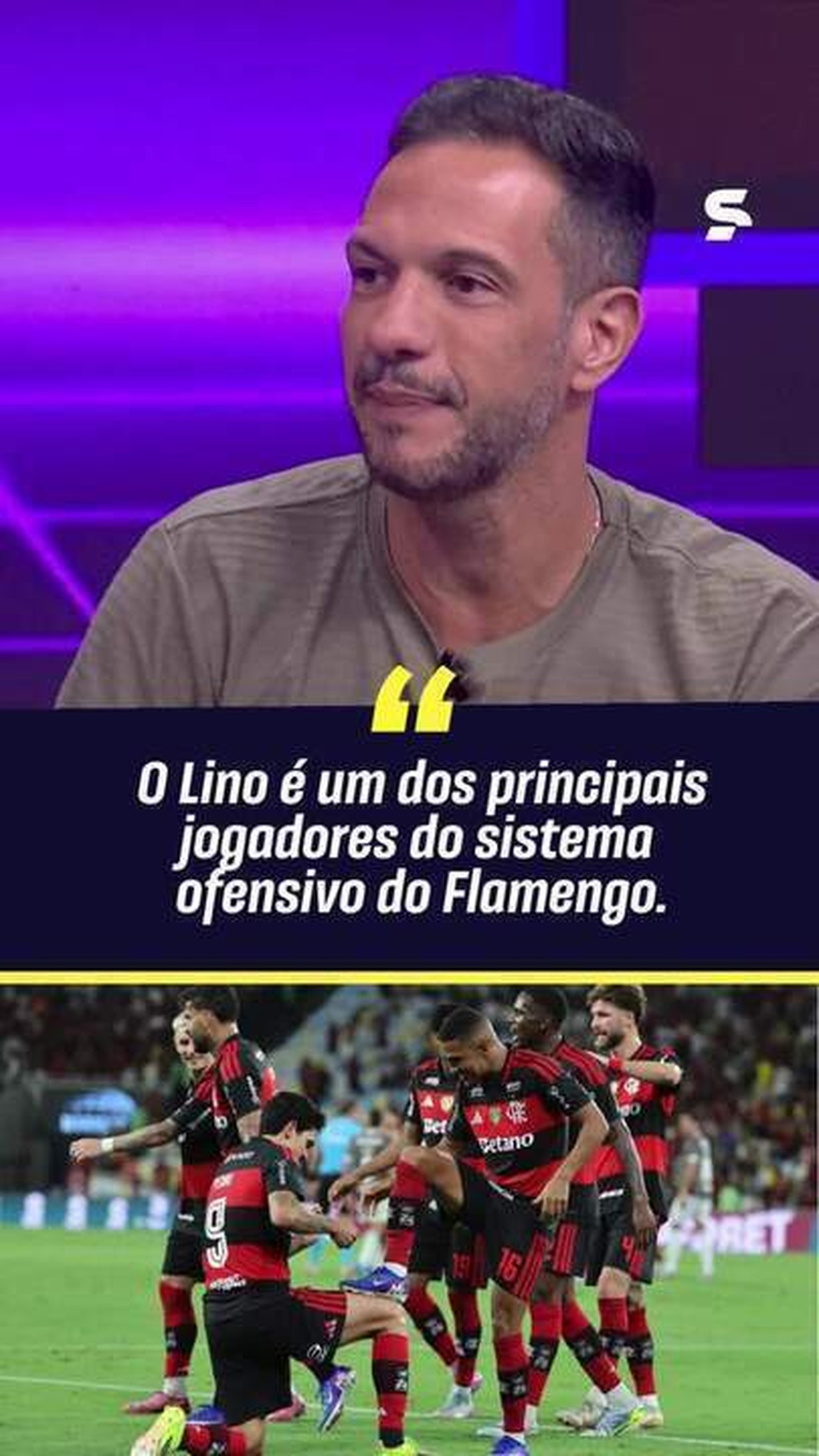 Lino se vê mais favorecido em novo posicionamento no Flamengo | Ge