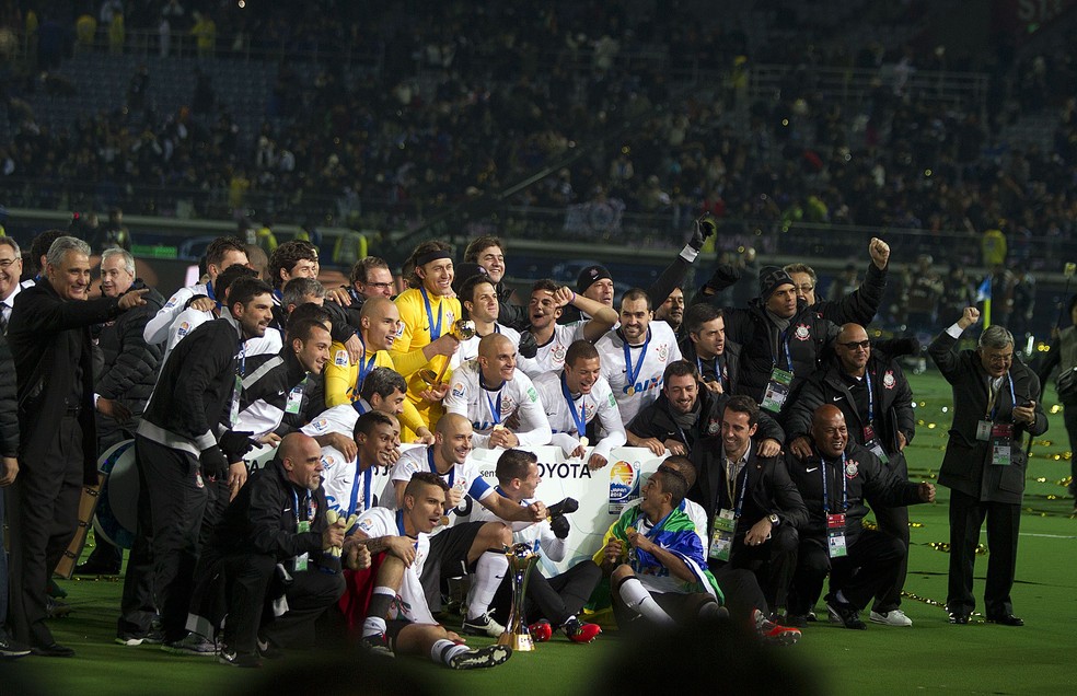 Corinthians campeão Mundial Chelsea 2012 — Foto: Daniel Augusto Jr/Agência Corinthians