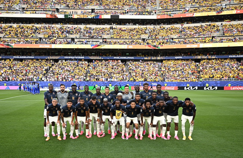Jogadores do Equador — Copa do Mundo hoje