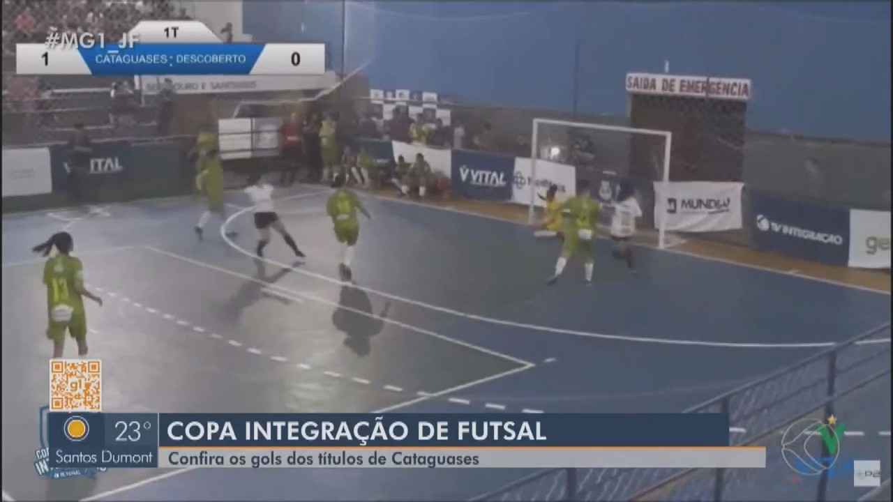 Copa Integração de Futsal: anfitrião, Cataguases é campeão no feminino e masculino