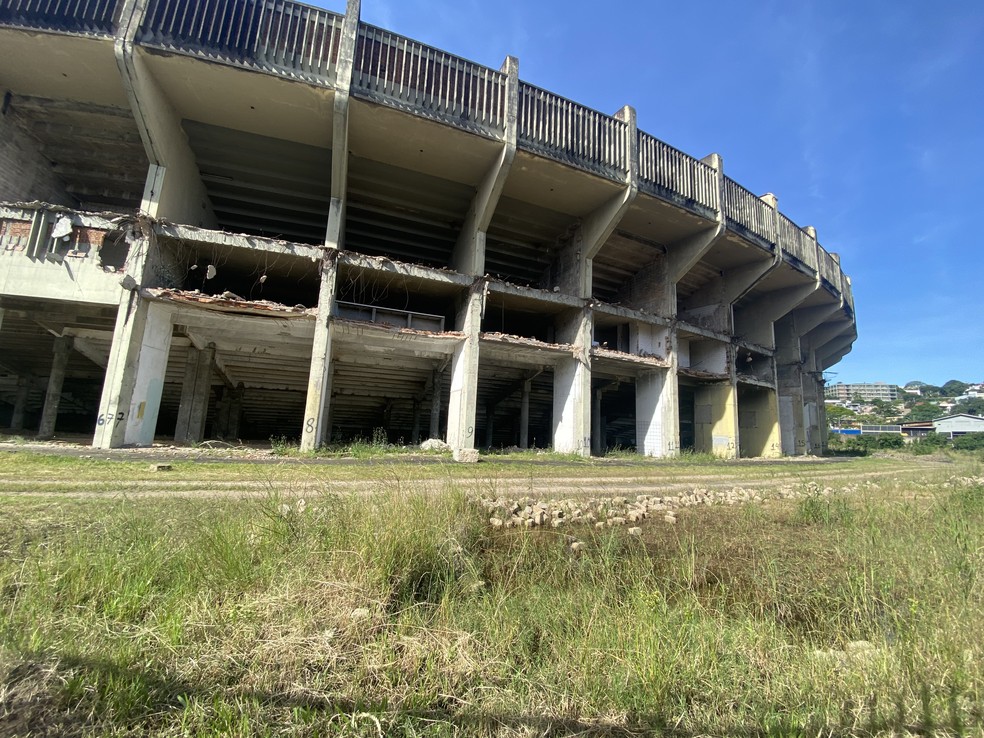 Estádio Olímpico, antiga casa do Grêmio — Foto: João Victor Teixeira