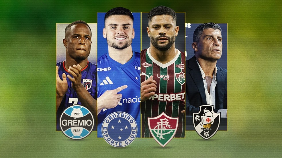Destaque do mercado de transfer�ncias durante a Copa do Mundo � Foto: Arte / ge