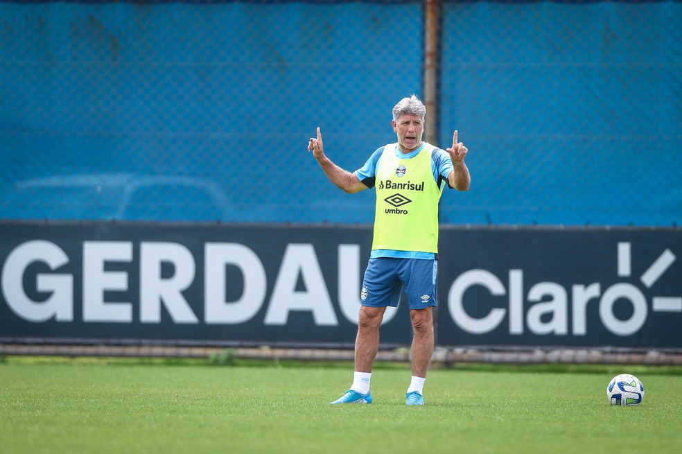 Renato Portaluppi, técnico do Grêmio — Foto: Lucas Uebel/Grêmio