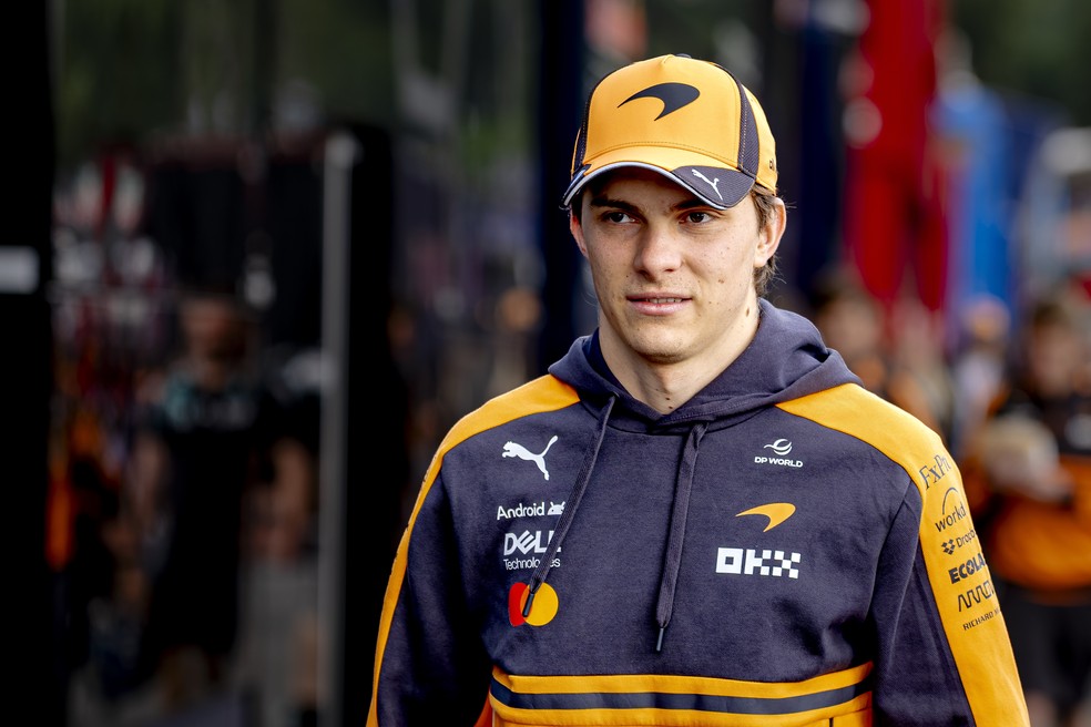 Oscar Piastri ainda não engrenou na F1 2026 — Foto: Marcel van Dorst/EYE4IMAGES/NurPhoto via Getty Images