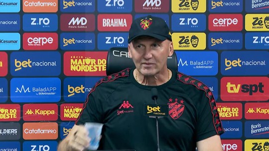 Assista à entrevista do técnico Gilmar Dal Pozzo após empate do Sport - Programa: Globo Esporte PE 