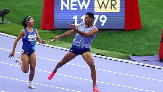 Jerusa dos Santos quebra próprio recorde mundial e garante vaga na final dos 100m T11 em Paris - Foto: (Alexandre Schneider/CPB)