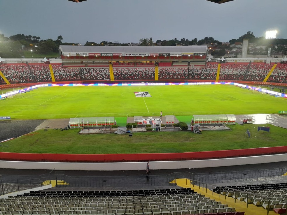 Arena Nicnet/Santa Cruz recebe duelo entre Bragantino e Corinthians, pelas oitavas da Sul-Americana — Foto: Vinicius Alves